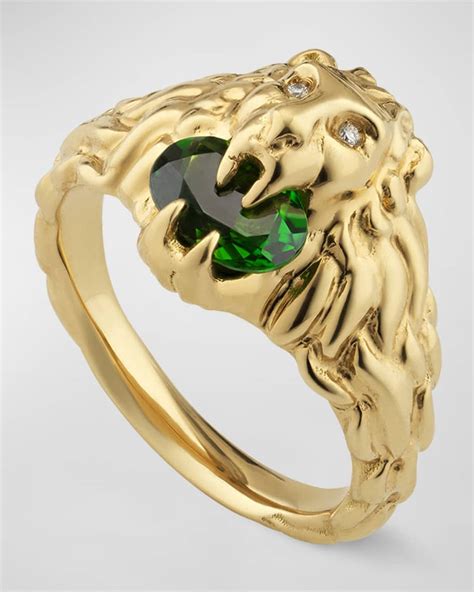 gucci lion ring replica|used gucci lion ring.